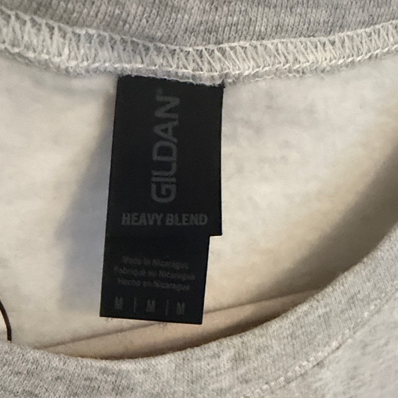 Born to Read Graphic Sweatshirt - Gray with Teal Print - Picture 4 of 4